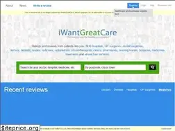 Sites similar to iwantgreatcare.org