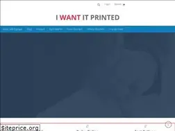 Sites similar to iwantitprinted.com