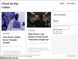 Sites similar to iwantmypopculture.com