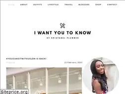 Sites similar to iwantyoutoknow.co.uk