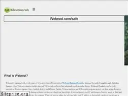 Sites similar to iwebrootcomsafes.com