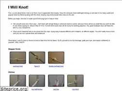 Sites similar to iwillknot.com