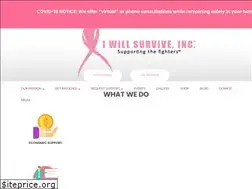 Sites similar to iwillsurviveinc.org