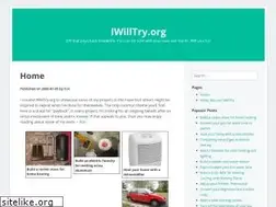 Sites similar to iwilltry.org