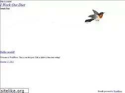 Sites similar to iworkoutdiet.com