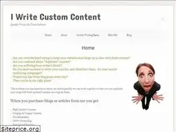 Sites similar to iwritecustomcontent.com