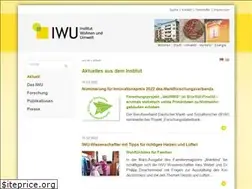 Sites similar to iwu.de