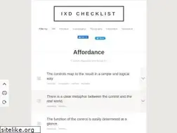 Sites similar to ixdchecklist.com
