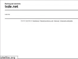 Sites similar to ixde.net
