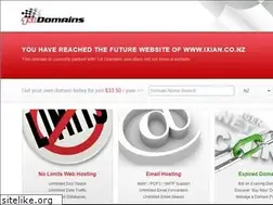 Sites similar to ixian.co.nz