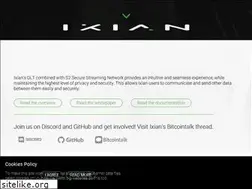 Sites similar to ixian.io