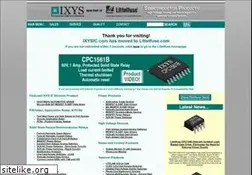 Sites similar to ixysic.com
