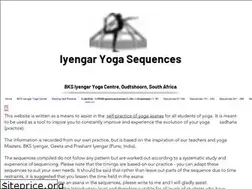 Sites similar to iyengar-yoga-sequences.com