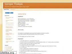 Sites similar to iyengarthaligai.in
