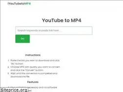 Sites similar to iyoutubetomp4.com