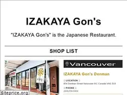 Sites similar to izakaya-gons.com