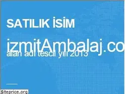 Sites similar to izmitambalaj.com