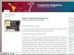 Sites similar to izquierdahispanica.org