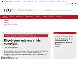 Sites similar to izquierdaweb.com