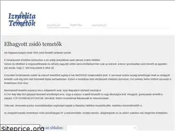 Sites similar to izraelitatemetok.hu
