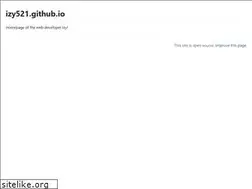 Sites similar to izy521.github.io