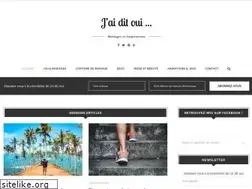 Sites similar to j-ai-dit-oui.com