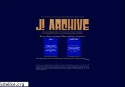 Sites similar to j-archive.com