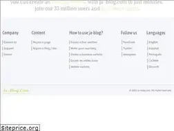 Sites similar to ja-blog.com