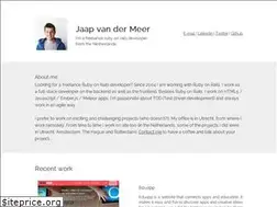 Sites similar to jaapvandermeer.com