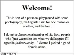 Sites similar to jabberwocky.com