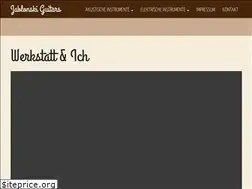 Sites similar to jablonski-guitars.com