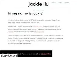 Sites similar to jackieliu.me