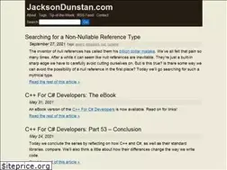 Sites similar to jacksondunstan.com