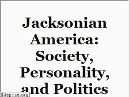 Sites similar to jacksonianamerica.com