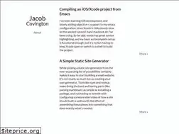Sites similar to jacobcovington.com
