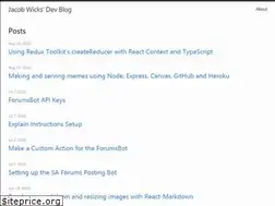Sites similar to jacobwicks.github.io
