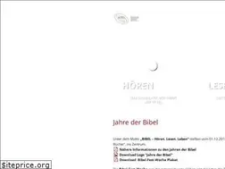 Sites similar to jahrederbibel.at