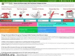 Sites similar to jaipurpackersandmovers.in