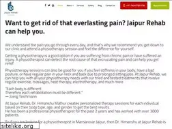 Sites similar to jaipurrehab.com