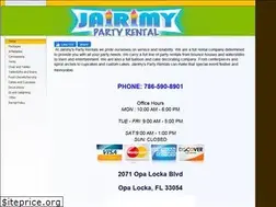 Sites similar to jairimyspartyrentals.com