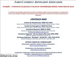 Sites similar to jairocandido.adv.br