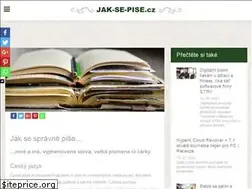 Sites similar to jak-se-pise.cz