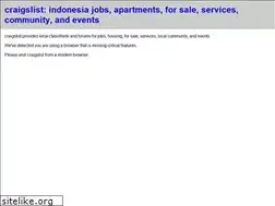 Sites similar to jakarta.craigslist.org