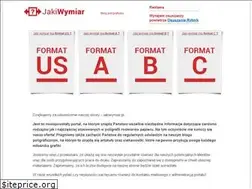 Sites similar to jakiwymiar.pl