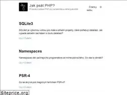 Sites similar to jakpsatphp.cz