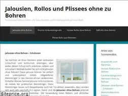 Sites similar to jalousienohnebohren.de