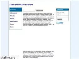Sites similar to jambforum.com