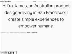 Sites similar to jamesdeangelis.com