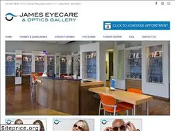 Sites similar to jameseyecare.com