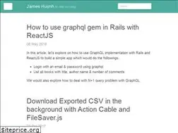 Sites similar to jameshuynh.com